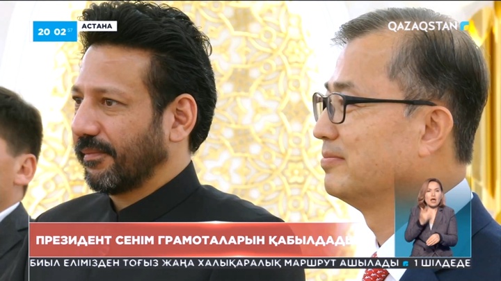 Президент бес елдің елшілерінен сенім грамоталарын қабылдады