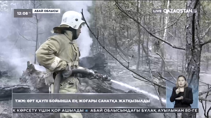 Абай облысындағы өрт қаупі бойынша ең жоғары санатқа жатқызылды – ТЖМ