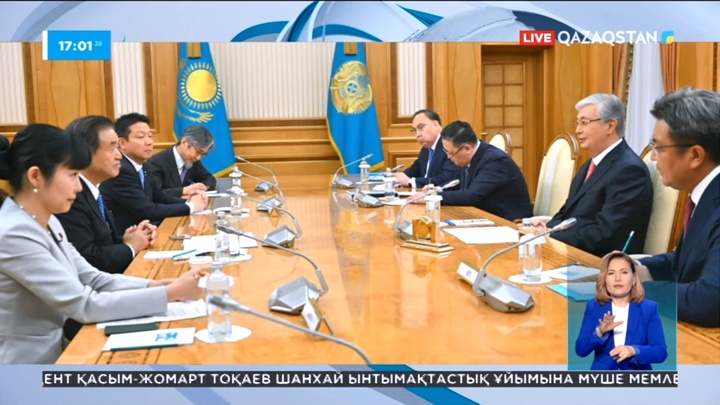 Президент Жапония Парламентінің Қазақстанмен достық лигасының төрағасы Тошиаки Эндоны қабылдады
