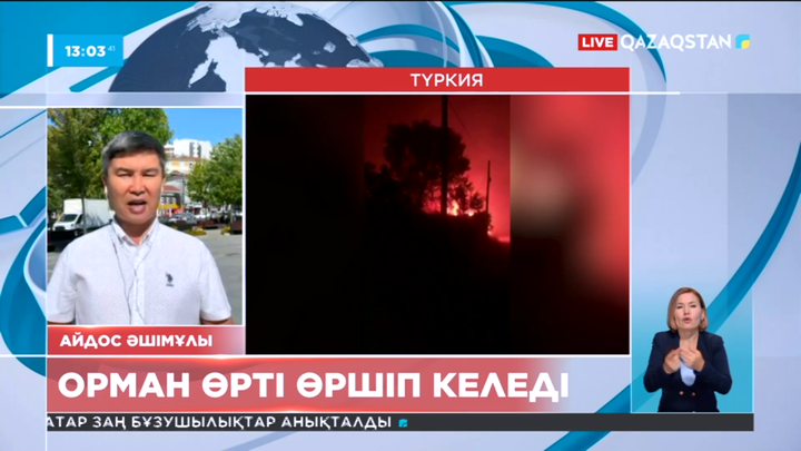 Түркияда орман өрті өршіп келеді