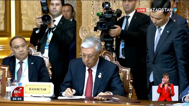 Осы аптада Президент Қасым-Жомарт Тоқаев Тәжікстанға жұмыс сапарымен барды