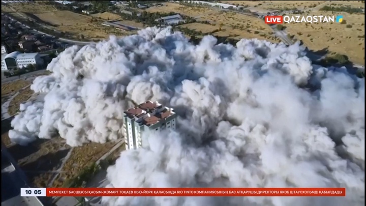 Түркияда 9 ғимарат құлатылды