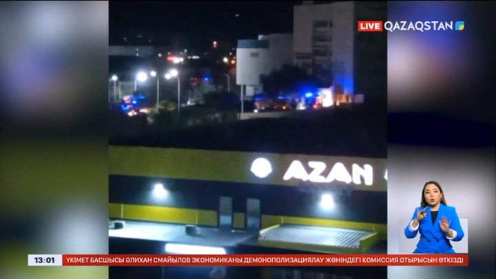 Ақтауда ауруханада өрт шығып, 470 адам эвакуацияланды