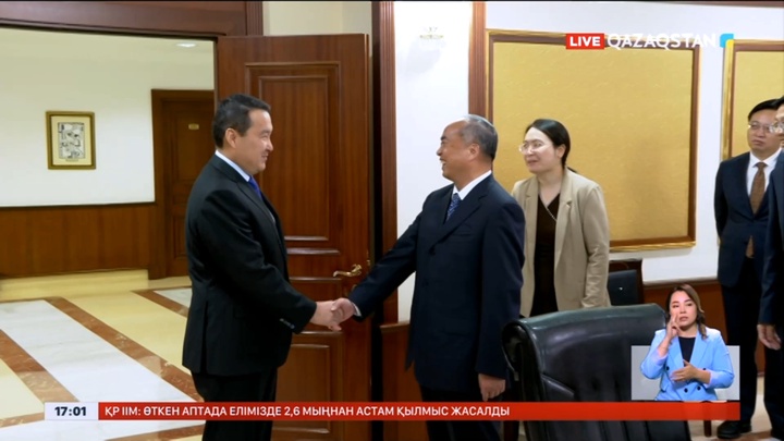 Әлихан Смайылов пен ҚХР Шаньдун провинциясы партия комитетінің хатшысы Лин У кездесті