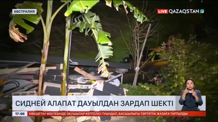 Сидней алапат дауылдан зардап шекті