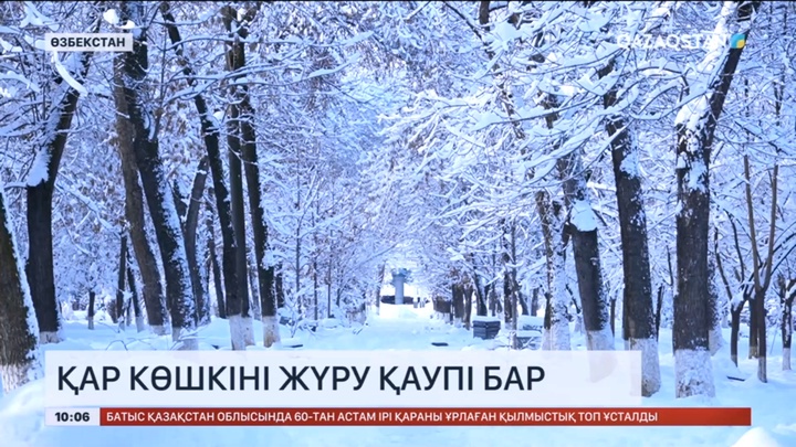 Өзбекстанның екі бірдей аймағында қар көшкіні жүру қаупі бар
