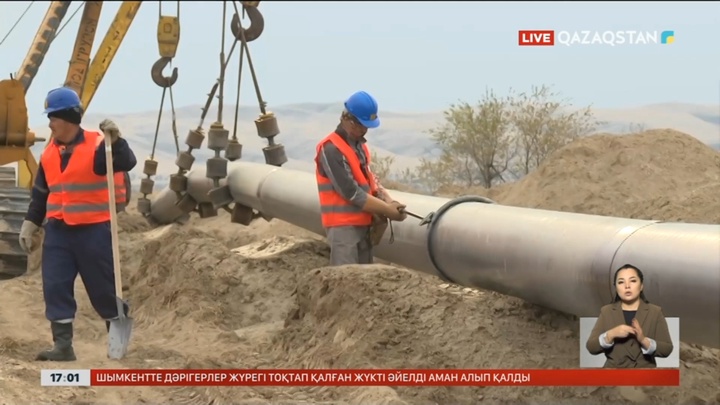 Жетісу облысында газ магистралінің құрылысы қарқынды жүріп жатыр