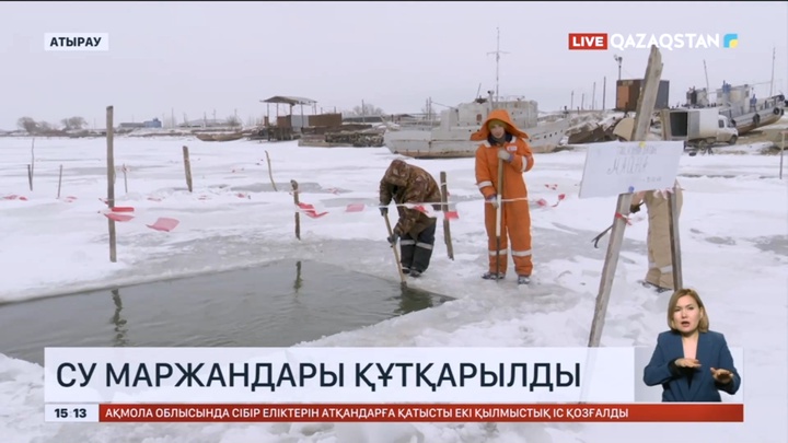 Атырау облысында су маржандары құтқарылды