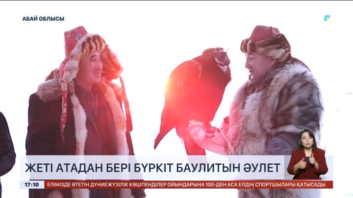 Жеті атадан бері бүркіт баулитын әулет