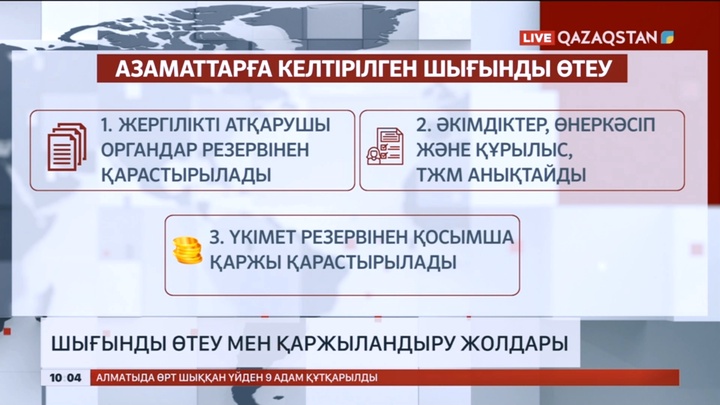 Үкімет: Су тасқынынан зардап шеккендерге көмек беру көздері талқыланды