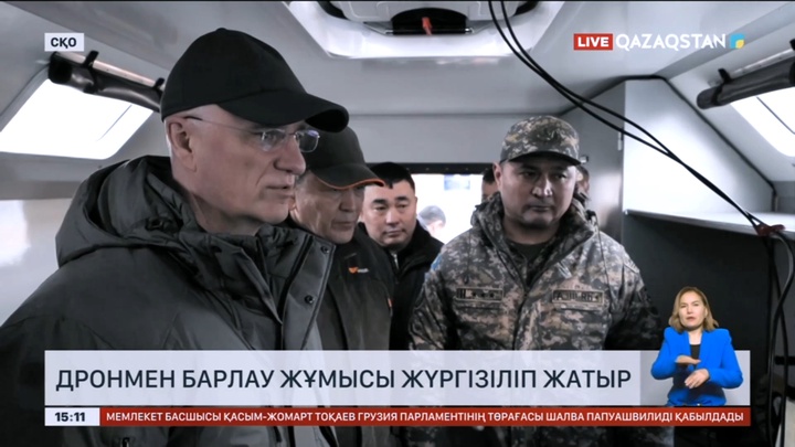 Петропавлда дронмен барлау жұмысы жүргізіліп жатыр