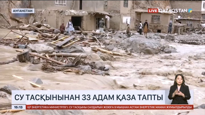 Ауғанстанда су тасқынынан 33 адам қаза тапты