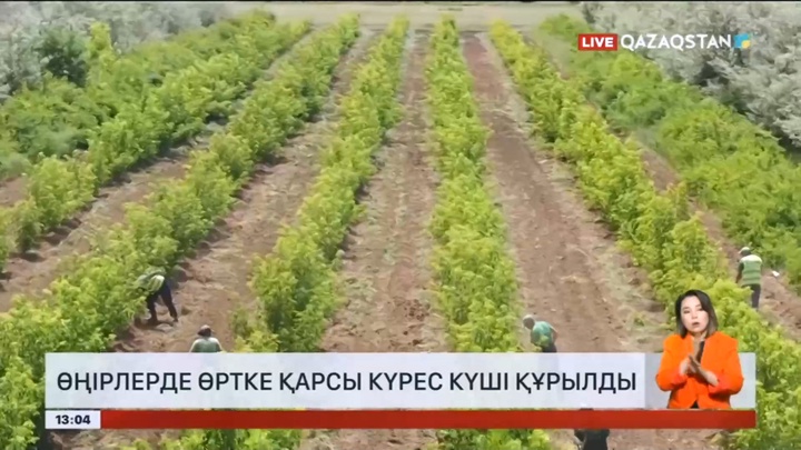 Өңірлерде өртке қарсы күрес күші құрылды