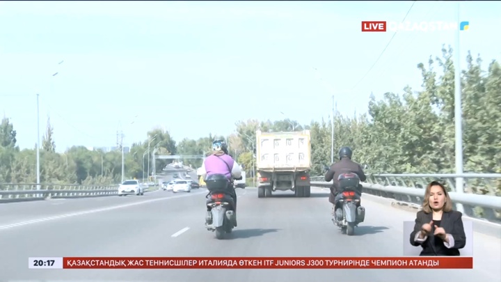 10 мыңнан астам мопедші жол ережесін бұзған