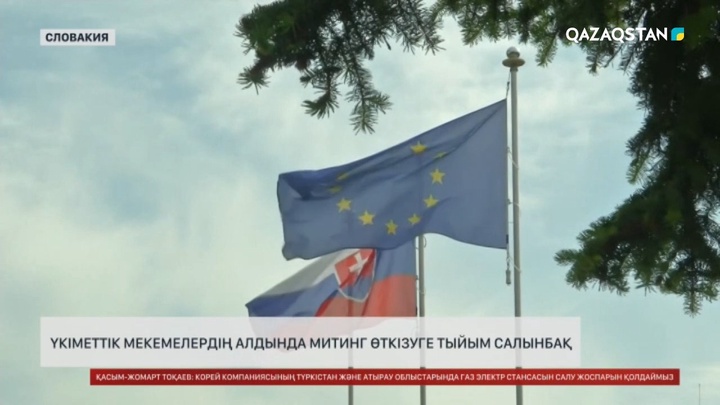 Словакия үкіметтік мекемелердің алдында митинг өткізуге тыйым салмақ