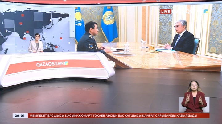 Мемлекет басшысы Төтенше жағдайлар министрі Шыңғыс Әріновті қабылдады