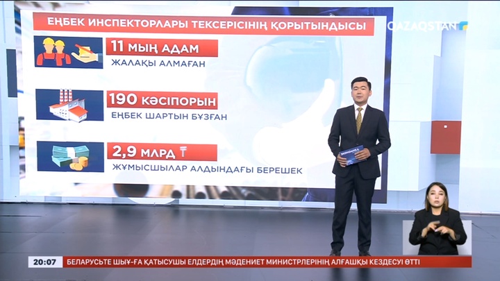 Ел бойынша 11 мыңнан астам жұмысшы жалақы алмаған