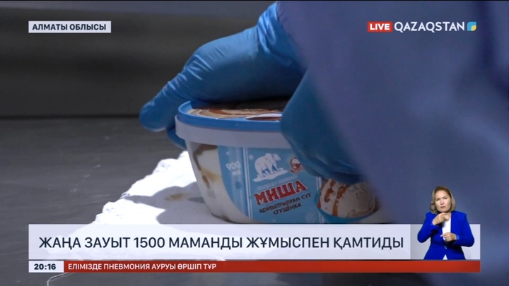 Балмұздақ өндіретін «Шин Лайн» кәсіпорны келер жылы қосымша зауытты іске қосады