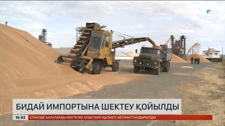 Қазақстан аумағына бидай әкелуге тыйым салынды