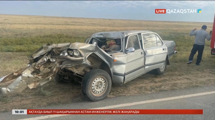 Батыс Қазақстанда жол апатынан жарақат алған баланың жағдайы ауыр