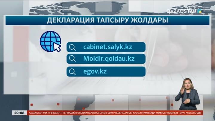 Жалпыға бірдей декларацияны жеке тұлғалардың 86,3% тапсырды