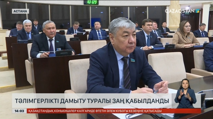 Елде тәлімгерлікті дамыту туралы заң қабылданды