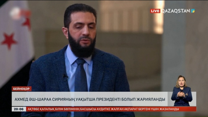 Ахмед әш-Шараа Сирияның уақытша президенті болып жарияланды