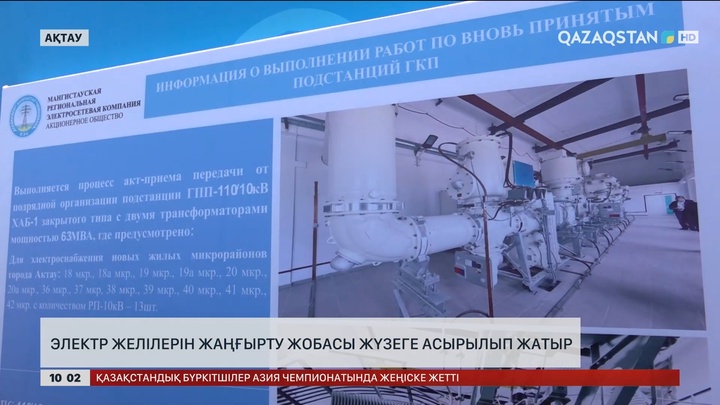 Ақтауда электр желелерін жаңғырту жобасы жүзеге асырылуда 