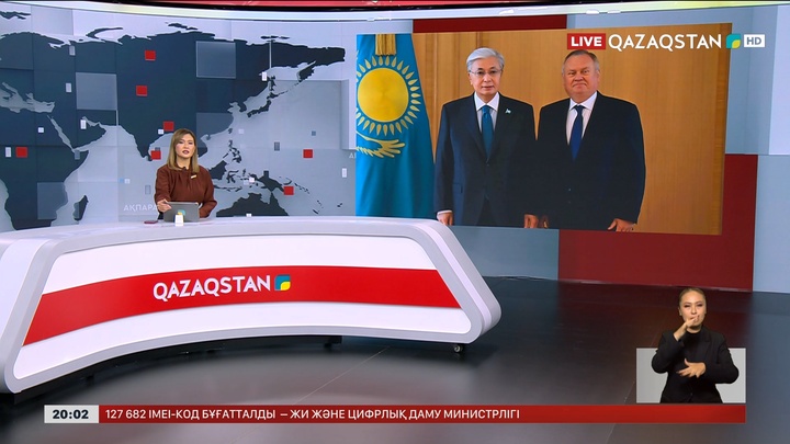  Президент банк ВТБ басқарма төрағасын қабылдады