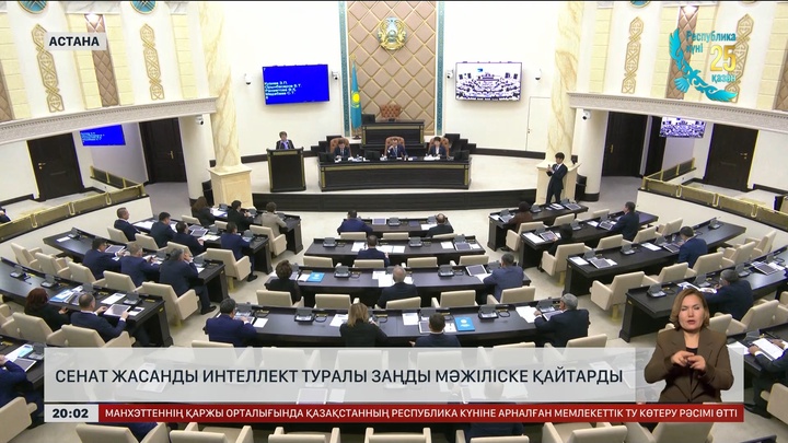 Сенат жасанды интеллект туралы заңды Мәжіліске қайтарды