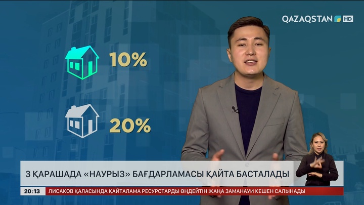 3 қарашада «Наурыз» бағдарламасы қайта басталады
