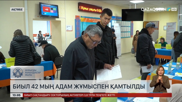 Ақтөбе облысында 42 мың адам жұмысқа кірген