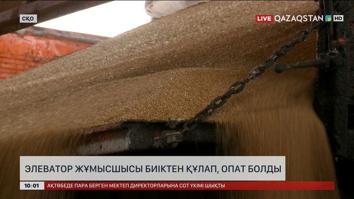 СҚО-да элеватор жұмысшысы биіктен құлап, опат болды