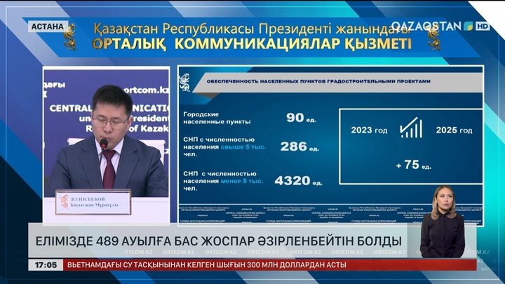 Елімізде 489 ауылға бас жоспар әзірленбейтін болды
