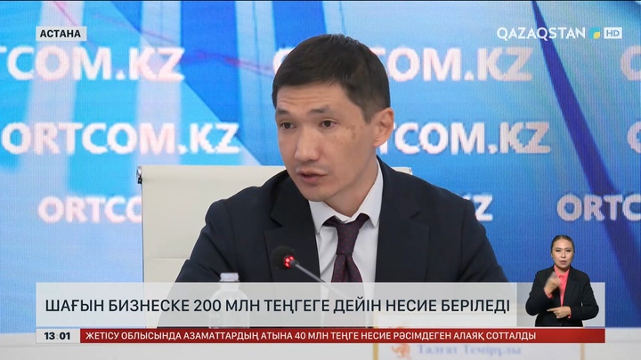 Шағын бизнеске 200 млн теңгеге дейін несие беріледі