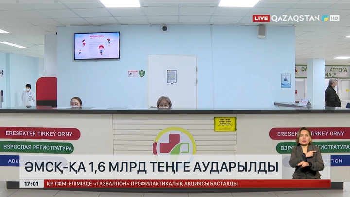 МӘМС қорына ₸1 млрд 608,7 млн аударылған