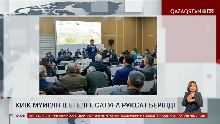 Киік мүйізін шетелге сатуға рұқсат берілді 