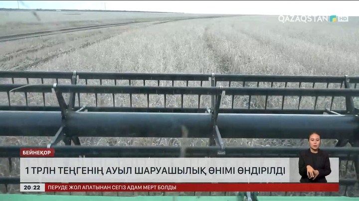 Ақмола облысында жыл басынан бері 1 трлн теңгенің ауыл шаруашылық өнімі өндірілді