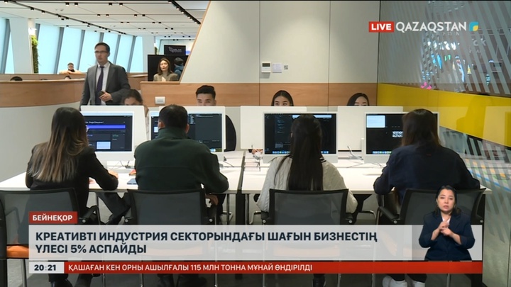 Креативті индустрия секторындағы шағын бизнестің үлесі 5 пайыздан аспайды