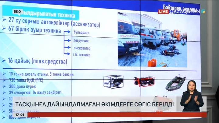 БҚО-да тасқынға дайындалмаған әкімдерге сөгіс берілді