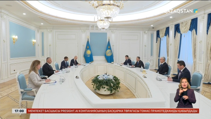 Президент Халықаралық серіктестік жөніндегі еуропалық комиссарды қабылдады