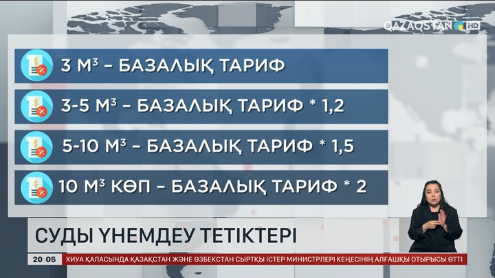 Суды көп пайдаланатындарға тариф қымбаттады