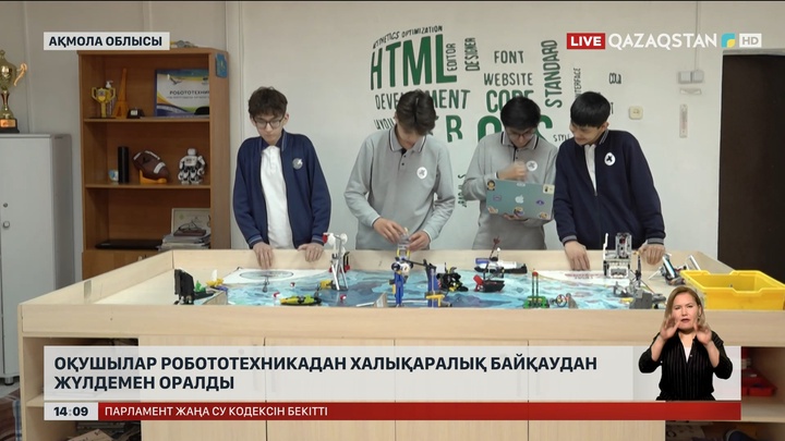 Көкшетаулық оқушылар халықаралық байқаудан жүлдемен оралды