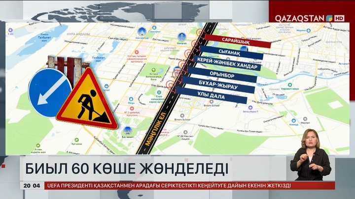 Астанада биыл 60 көше жөнделеді