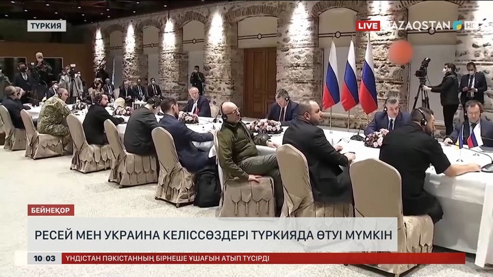 Украина мен Ресей арасындағы келіссөздер Түркияда өтуі мүмкін