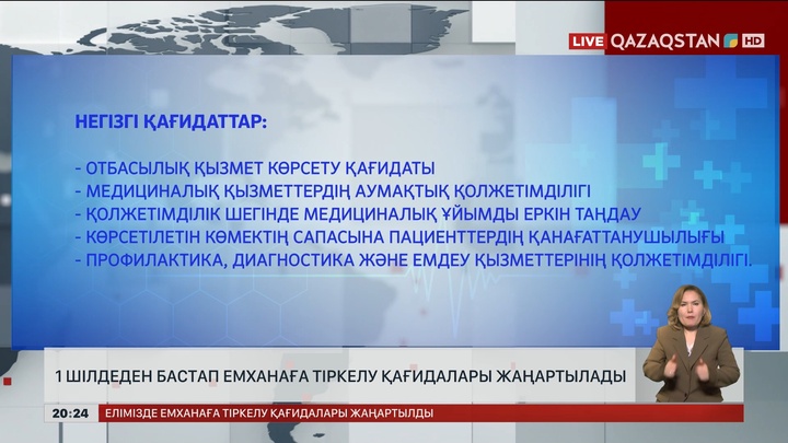 1 шілдеден бастап емханаға тіркелу қағидалары өзгереді