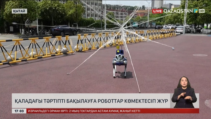 Қытайда тәртіпті қадағалауға роботтар көмектесе бастады