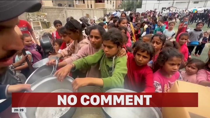 Газа секторына гуманитарлық көмек тиелген көліктер кіре бастады