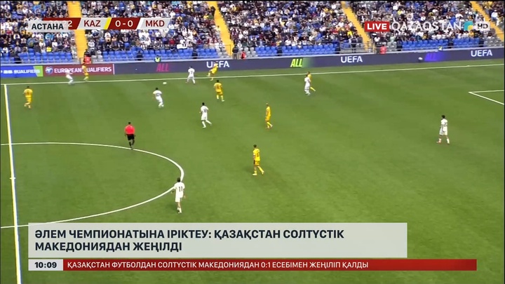 Әлем чемпионатына іріктеу: Қазақстан Солтүстік Македониядан жеңілді