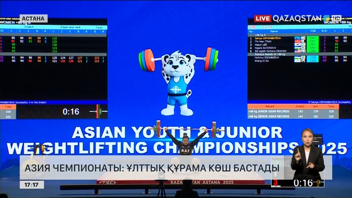 Азия чемпионаты: Ұлттық құрама көш бастады